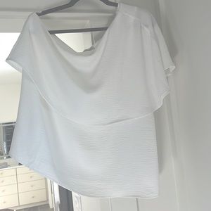 One shoulder dress top